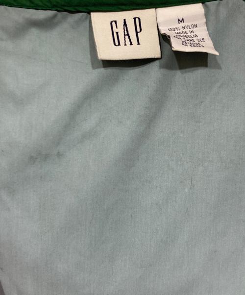GAP（ギャップ）GAP (ギャップ) ナイロンプルオーバーパーカー グリーン サイズ:Mの古着・服飾アイテム