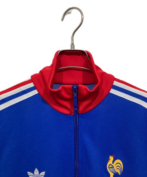 adidas（アディダス）adidas (アディダス) トラックジャケット ブルー×レッド サイズ:Mの古着・服飾アイテム