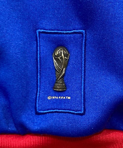 adidas（アディダス）adidas (アディダス) トラックジャケット ブルー×レッド サイズ:Mの古着・服飾アイテム
