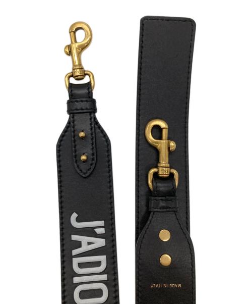 Christian Dior（クリスチャン ディオール）Christian Dior (クリスチャン ディオール) J'Adior ショルダーストラップベルト ブラックの古着・服飾アイテム