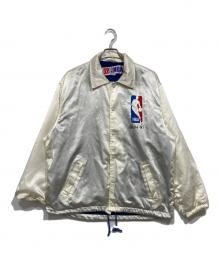 NBA（エヌビーエー）の古着「コーチジャケット」｜ホワイト