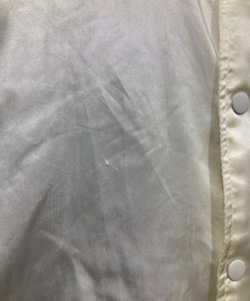 NBA（エヌビーエー）NBA (エヌビーエー) コーチジャケット ホワイト サイズ:Largeの古着・服飾アイテム