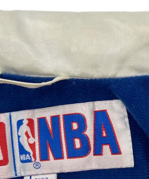 NBA（エヌビーエー）NBA (エヌビーエー) コーチジャケット ホワイト サイズ:Largeの古着・服飾アイテム