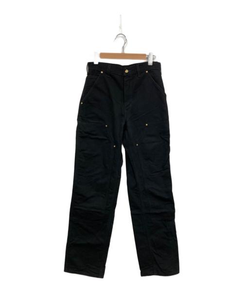 CarHartt（カーハート）CarHartt (カーハート) ダブルニーダックパンツ ブラック サイズ:30×32の古着・服飾アイテム