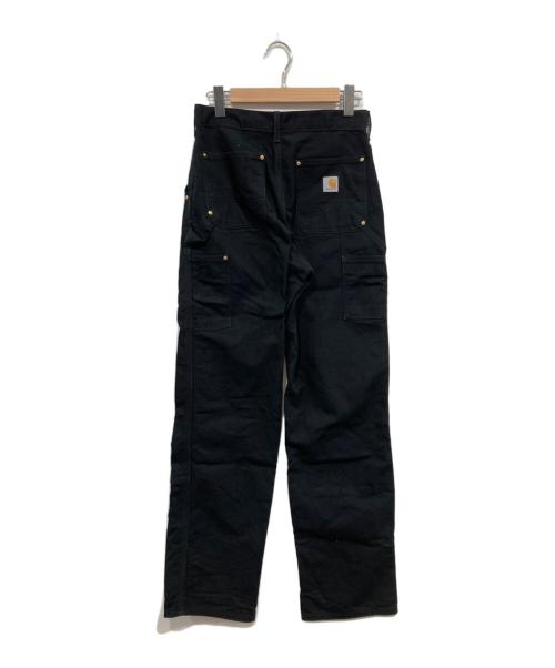 CarHartt（カーハート）CarHartt (カーハート) ダブルニーダックパンツ ブラック サイズ:30×32の古着・服飾アイテム