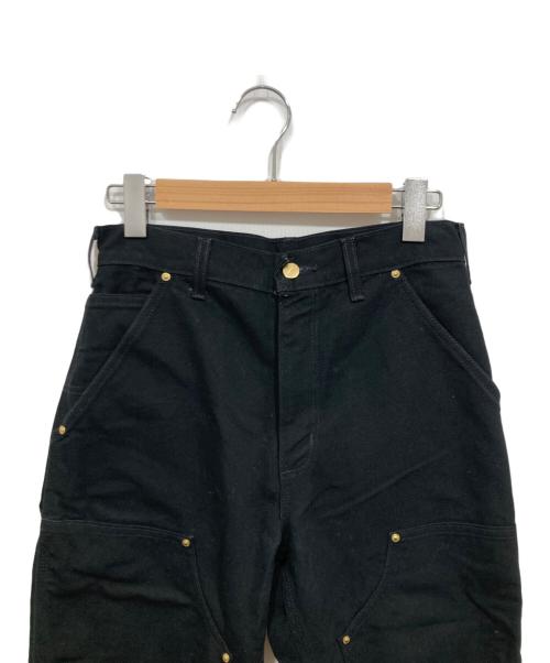CarHartt（カーハート）CarHartt (カーハート) ダブルニーダックパンツ ブラック サイズ:30×32の古着・服飾アイテム