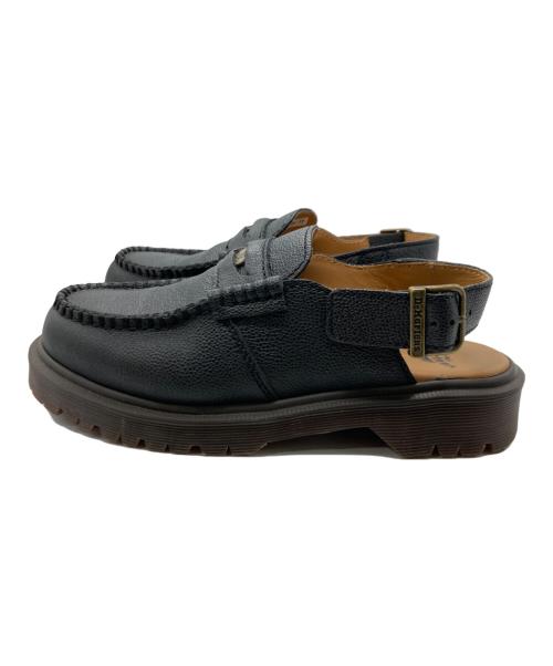 Dr.Martens（ドクターマーチン）Dr.Martens (ドクターマーチン) ストラップコインローファーサンダル ブラック サイズ:UK5の古着・服飾アイテム