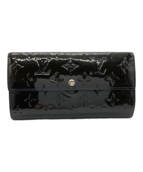 LOUIS VUITTON（ルイ ヴィトン）LOUIS VUITTON (ルイ ヴィトン) 長財布 ブラック / ブルーアンフィニの古着・服飾アイテム