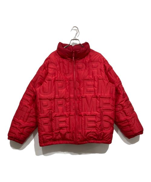 SUPREME（シュプリーム）Supreme (シュプリーム) ダウンジャケット / Bonded Logo Puffy Jacket レッド サイズ:XLの古着・服飾アイテム