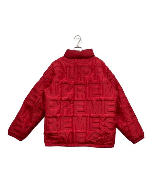SUPREME（シュプリーム）Supreme (シュプリーム) ダウンジャケット / Bonded Logo Puffy Jacket レッド サイズ:XLの古着・服飾アイテム