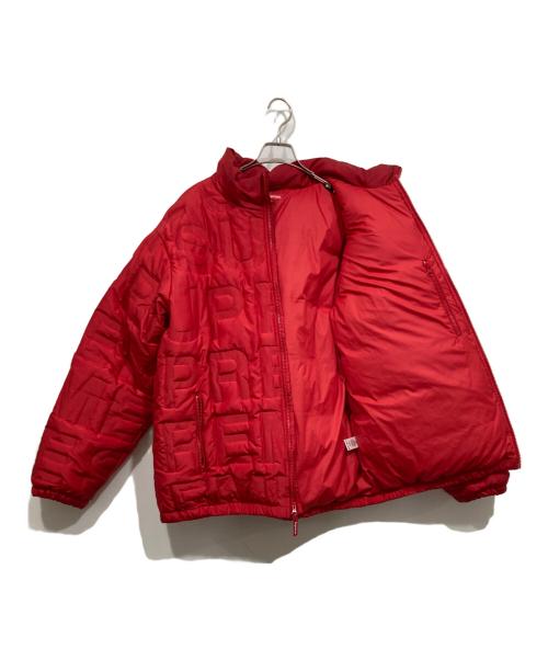 SUPREME（シュプリーム）Supreme (シュプリーム) ダウンジャケット / Bonded Logo Puffy Jacket レッド サイズ:XLの古着・服飾アイテム