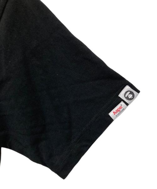 Aape BY A BATHING APE（エーエイプ バイ アベイシングエイプ）AAPE BY A BATHING APE (エーエイプ バイ アベイシングエイプ) プリントTシャツ ブラック サイズ:Sの古着・服飾アイテム