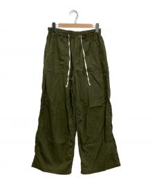 JOURNAL STANDARD（ジャーナルスタンダード）の古着「コットンリネン EASY Utility パンツ」｜グリーン