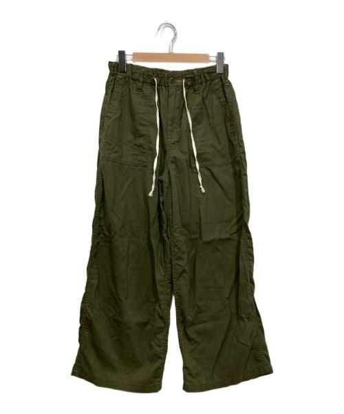 JOURNAL STANDARD（ジャーナルスタンダード）JOURNAL STANDARD (ジャーナルスタンダード) コットンリネン EASY Utility パンツ グリーン サイズ:36の古着・服飾アイテム