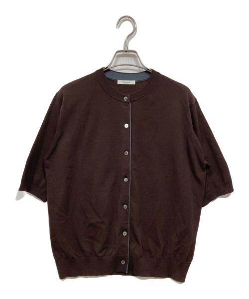 JOURNAL STANDARD（ジャーナルスタンダード）JOURNAL STANDARD (ジャーナルスタンダード) WASHABLE COOL UV ハーフスリーブカーディガン ブラウン サイズ:表記なしの古着・服飾アイテム