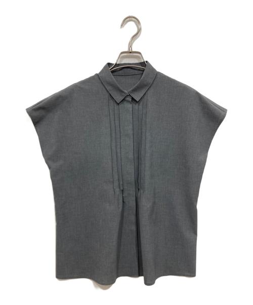 MACKINTOSH PHILOSOPHY（マッキントッシュ フィロソフィー）MACKINTOSH PHILOSOPHY (マッキントッシュ フィロソフィー) ドライタッチシャツブラウス グレー サイズ:36の古着・服飾アイテム