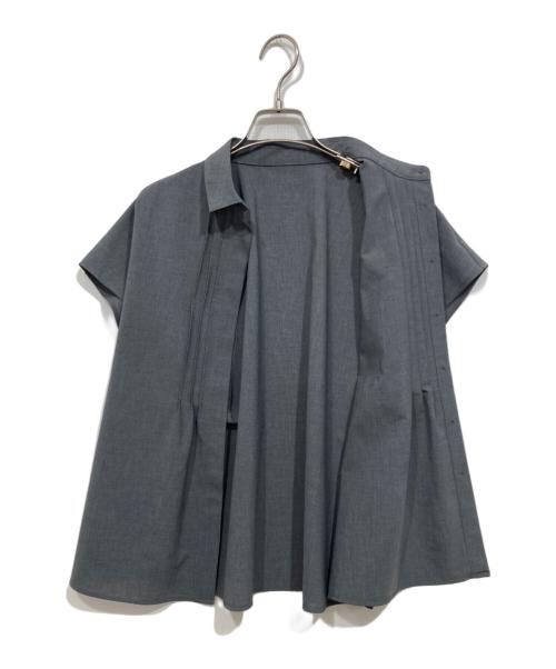 MACKINTOSH PHILOSOPHY（マッキントッシュ フィロソフィー）MACKINTOSH PHILOSOPHY (マッキントッシュ フィロソフィー) ドライタッチシャツブラウス グレー サイズ:36の古着・服飾アイテム