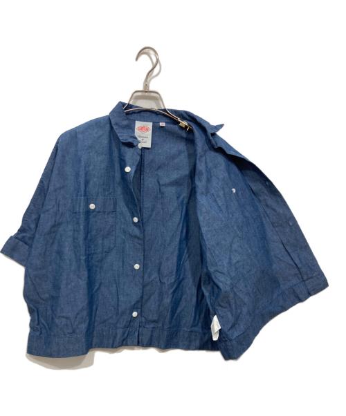 DANTON（ダントン）DANTON (ダントン) シャンブレーワークシャツ ブルー サイズ:36の古着・服飾アイテム