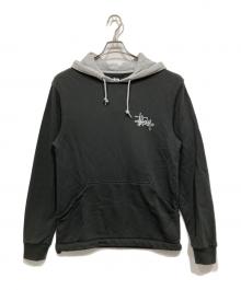 stussy（ステューシー）の古着「プルオーバーパーカー」｜グレー