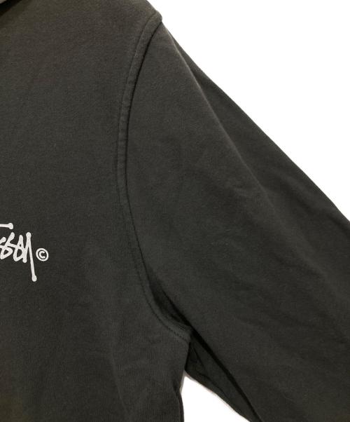 stussy（ステューシー）stussy (ステューシー) プルオーバーパーカー グレー サイズ:Mの古着・服飾アイテム