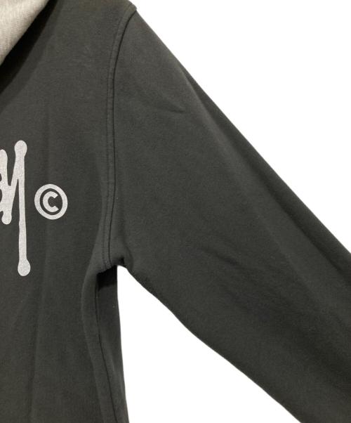 stussy（ステューシー）stussy (ステューシー) プルオーバーパーカー グレー サイズ:Mの古着・服飾アイテム