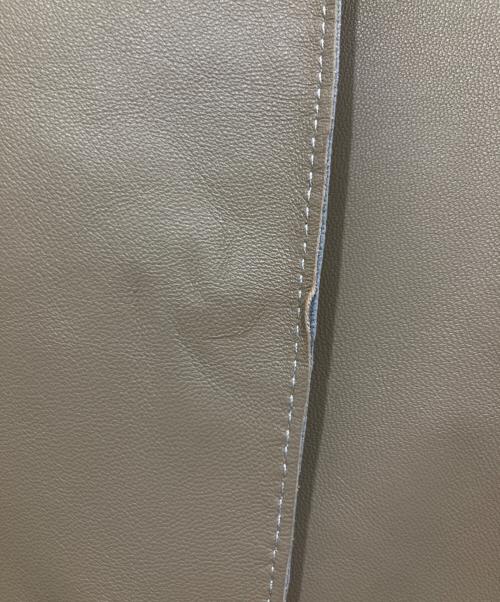 BALMAIN（バルマン）BALMAIN (バルマン) ラムレザーコート ベージュ サイズ:11 未使用品の古着・服飾アイテム