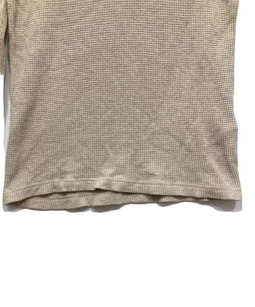 POLO RALPH LAUREN（ポロ・ラルフローレン）POLO RALPH LAUREN (ポロ・ラルフローレン) サーマルカットソー ベージュ サイズ:Mの古着・服飾アイテム