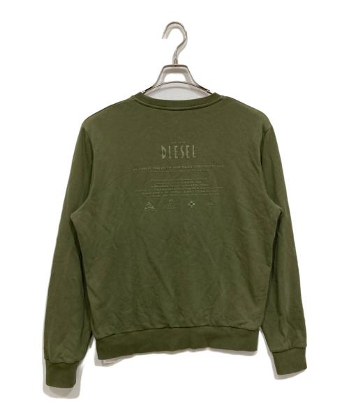 DIESEL（ディーゼル）DIESEL (ディーゼル) スウェット オリーブ サイズ:Lの古着・服飾アイテム