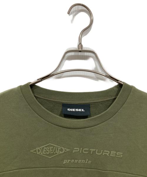 DIESEL（ディーゼル）DIESEL (ディーゼル) スウェット オリーブ サイズ:Lの古着・服飾アイテム