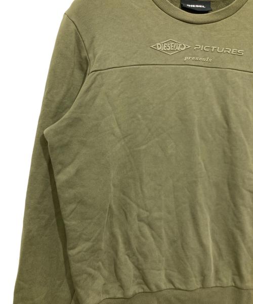 DIESEL（ディーゼル）DIESEL (ディーゼル) スウェット オリーブ サイズ:Lの古着・服飾アイテム