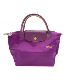LONGCHAMP（ロンシャン）の古着「トートバッグ / ルプリアージュ」｜パープル