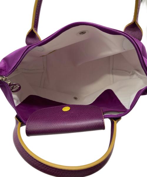 LONGCHAMP（ロンシャン）LONGCHAMP (ロンシャン) トートバッグ / ルプリアージュ パープルの古着・服飾アイテム