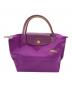 LONGCHAMP（ロンシャン）の古着「トートバッグ / ルプリアージュ」｜パープル