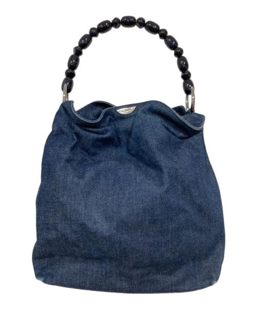 Christian Dior（クリスチャン ディオール）Christian Dior (クリスチャン ディオール) マリスパールデニムハンドバッグ インディゴの古着・服飾アイテム