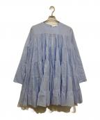 merlette×Ron Herman取扱いマーレット×）の古着「ソリマン ワンピース / SOLIMAN DRESS」｜ブルー / シャンブレー