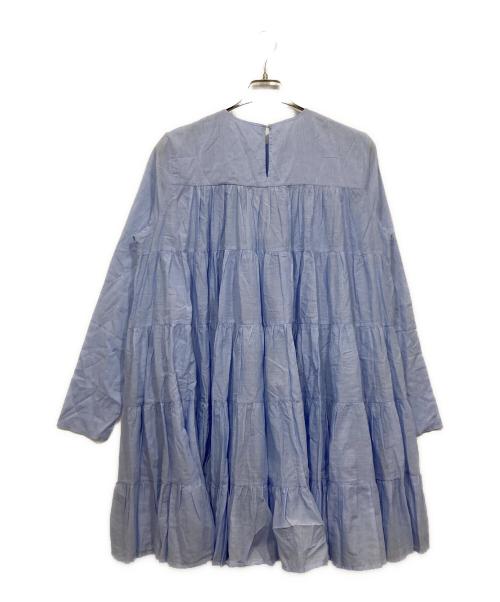 merlette（マーレット）Merlette (マーレット) Ron Herman取扱い ソリマン ワンピース / SOLIMAN DRESS ブルー / シャンブレー サイズ:X SMALLの古着・服飾アイテム