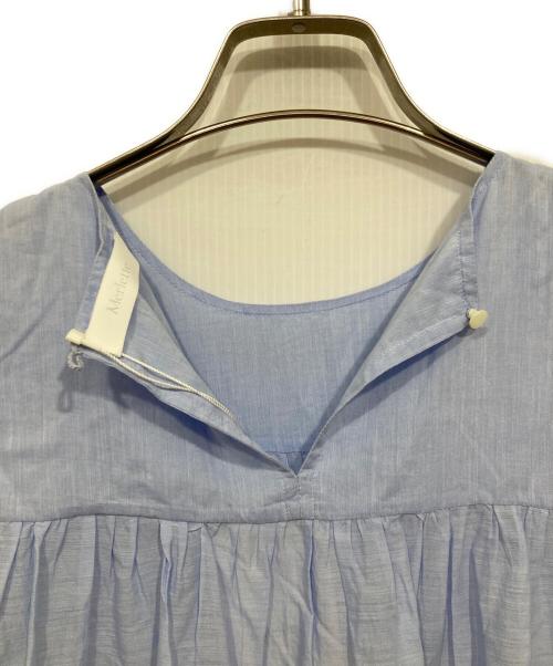merlette（マーレット）Merlette (マーレット) Ron Herman取扱い ソリマン ワンピース / SOLIMAN DRESS ブルー / シャンブレー サイズ:X SMALLの古着・服飾アイテム
