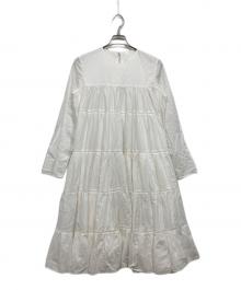 merlette×TOMORROW LAND取扱い（マーレット）の古着「ティアードワンピース / ESSAOUIRA DRESS」｜ホワイト