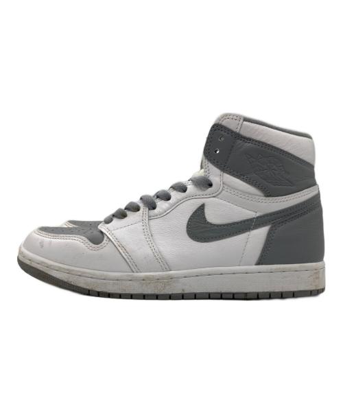 NIKE（ナイキ）NIKE (ナイキ) ハイカットスニーカー / Air Jordan 1 High OG グレー×ホワイト サイズ:26.5の古着・服飾アイテム