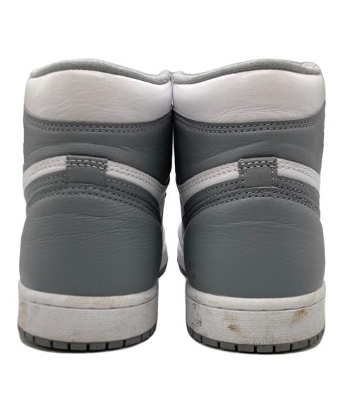 NIKE（ナイキ）NIKE (ナイキ) ハイカットスニーカー / Air Jordan 1 High OG グレー×ホワイト サイズ:26.5の古着・服飾アイテム