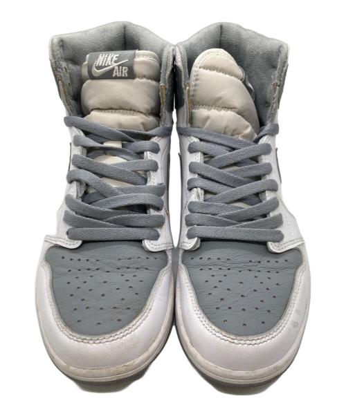 NIKE（ナイキ）NIKE (ナイキ) ハイカットスニーカー / Air Jordan 1 High OG グレー×ホワイト サイズ:26.5の古着・服飾アイテム