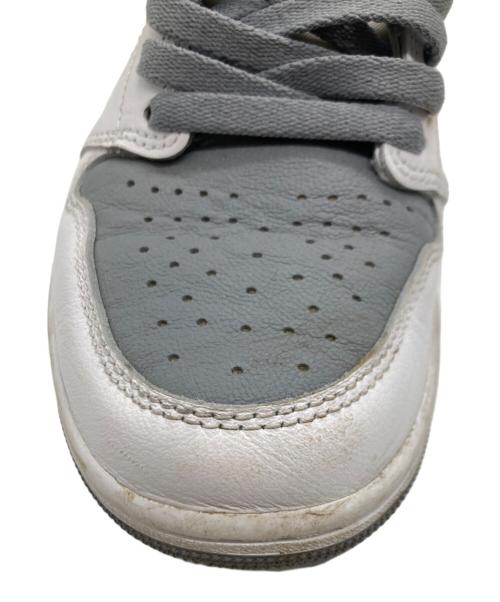 NIKE（ナイキ）NIKE (ナイキ) ハイカットスニーカー / Air Jordan 1 High OG グレー×ホワイト サイズ:26.5の古着・服飾アイテム