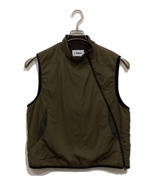 LORES（ロアーズ）LORES (ロアーズ) テックベスト オリーブ サイズ:Mの古着・服飾アイテム