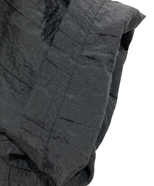 stussy（ステューシー）stussy (ステューシー) 半袖シャツ / PLEATED TEXTURED SHIRT ブラック サイズ:Ｓの古着・服飾アイテム