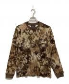 stussyステューシー）の古着「カモロングスリーブサーマルカットソー / Kryptek Camo Ls Thermal」｜グリーン