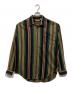 L.L.Bean（エルエルビーン）の古着「マルチストライプシャツ」｜ベージュ×グリーン