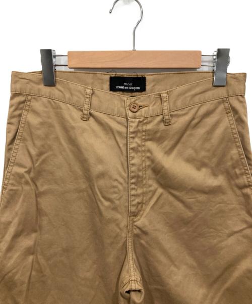 tricot COMME des GARCONS（トリココムデギャルソン）tricot COMME des GARCONS (トリココムデギャルソン) ワイドパンツ ベージュ サイズ:Sの古着・服飾アイテム