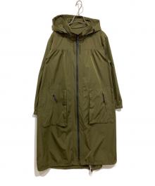 Essentie L HIROKO BIS（エッセンシャル ヒロコビス）の古着「フーデッドコート」｜グリーン