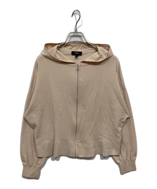 theory（セオリー）theory (セオリー) レーヨンパーカー ベージュ サイズ:Sの古着・服飾アイテム