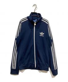 adidas（アディダス）の古着「トラックジャケット」｜ネイビー